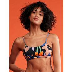 Multicoloured Bikini Tops Roxy Color Jam Bralette Bikini Top For Women