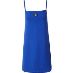 Calvin Klein Dame Kjoler Calvin Klein Milano Jersey Camisole Dress Blue