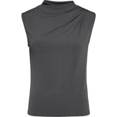 Pieces Damer Pcmadison Sl Draped Noos Bc Top, magnet