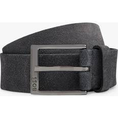 HUGO BOSS Elloy Leather Belt, Navy