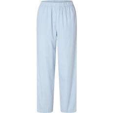 Selected Woman Trousers Selected Cotton High Waisted Trousers