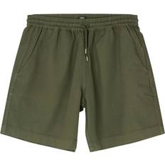 Mads Nørgaard Dyed Canvas Beach Shorts - Olive Night