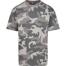 Kamouflage T-shirts Urban Classics T-shirt Oversized Simple Camo Tee för Herr Mörk-camo