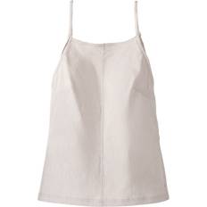 Bershka Beige Blusar Bershka – Sandfärgad topp bengalin med bar rygg-Naturlig