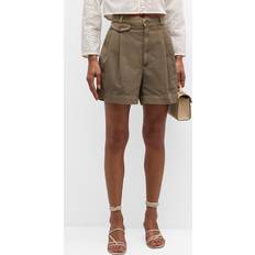 Shorts di jeans - Verde Agolde Becker Short - Olive