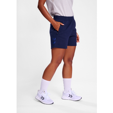 Coton Shorts Hummel Short Femme Travel - Bleu