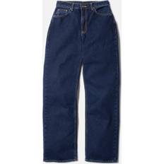 Nudie Jeans Women Jeans Nudie Jeans Clean Eileen Indigo Dipped High Waist Loose Wide Fit Women's Organic W28/L30 Sustainable Denim Blue W28/L30