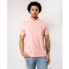 Gant Men's Mens Slim Fit Short Sleeve Shield Logo Pique Polo Bubblegum Pink 38/Regular bubblegum pink