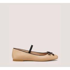 Natural Ballerinas Stuart Weitzman Gabby Bow Ballet Flat