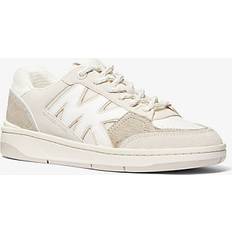 Michael Kors Man Trainers Michael Kors MK Rebel Mixed-Media Trainers - Natural