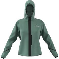 Adidas Sølv Jakker adidas Terrex Women's Terrex Xperior Light Windwave Løbejakke grå