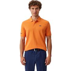 Pockets Polo Shirts La Martina Orange Cotton Polo Shirt