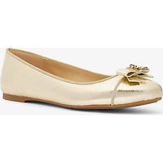 Shoes Michael Kors Honey Metallic Leather Ballet Flat