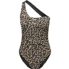 Leopard - Women Swimwear Only shoulder swimsuit Swimsuit leopard