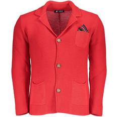 Hombre - Rosa Cárdigans U.S. Grand Polo Chic Pink Cardigan with Elegant Logo Detail