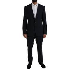 Azul Trajes Dolce & Gabbana Blue MARTINI Wool Formal Piece Men's Suit