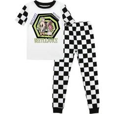 Pajamases BioWorld Youth White Beetlejuice T-Shirt & Pants Sleepwear Set