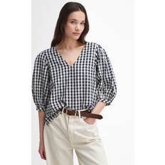 Barbour M Blouses Barbour Abigail Gingham Blouse, Summer Navy