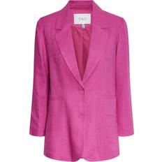 Rosa Blazer Y.A.S Y.A.S. Blazer mit Leinen PINK