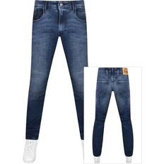 M Jeans Replay Anbass Powerstretch 009 Male Ropa Bottoms Azul