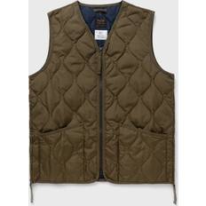 Vests TAION MILITARY ZIP V-NECK DOWN VEST green male Vests now available at BSTN in