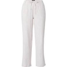 Vita Byxor Vero Moda MW Straight Pull ON Linen PA Dam Raka Byxor "XS/"32"