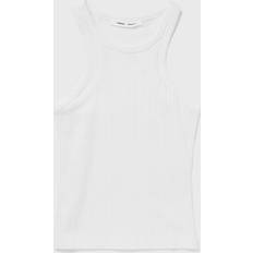 Samsøe Samsøe Toppe Samsøe Samsøe Sahelene Tank top 15277 Kvinde Tanktoppe Bomuld hos Magasin White