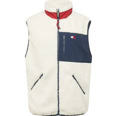 Femme - Rouge Gilets Tommy Jeans Gilet - Bleu Foncé/Rouge/Blanc