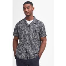 Barbour Tops Barbour Mitchel Print Shirt, Navy