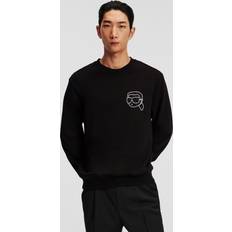 Karl Lagerfeld K/ikonik Monogram Sweatshirt, Man, Black