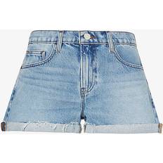 W26 Shorts Frame Womens Divine Le Grand Garcon Raw-hem Denim Shorts