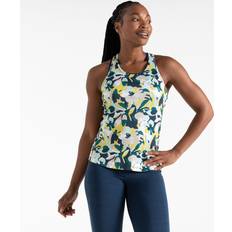 Women - Yellow Vests Dare 2b Women's Lightweight Bolt Vest Moonlight Denim Petal Print, White/Green/Yellow