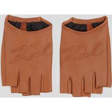 Gloves & Mittens Karl Lagerfeld K/signature Fingerless Gloves, Woman, Brown