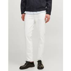 Hvite Jeans Jack & Jones Jjiclark Jjevan Am 095 Sn Regular Fit Jeans White