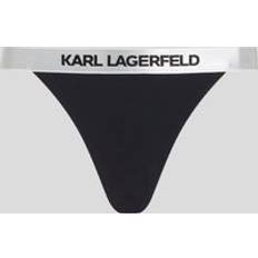 Swimwear Karl Lagerfeld Logo Bikini Bottoms, Woman, Black