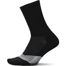 Feetures Elite Light Cushion Mini Crew Socks - Black