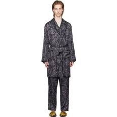 Versace Morgenkåber & Badekåber Versace Nightwear Lounge Badekåbe Barocco - Grå