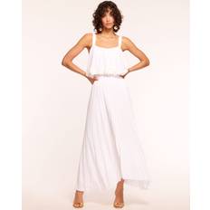 Rosa Gonne Ramy Brook Winifred Pleated Maxi Skirt - Ivory