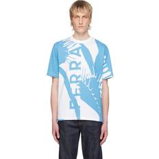 Ferragamo Tops Ferragamo Blue & White Venus T-Shirt 0063/304 WHITE/AZUR