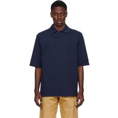 Marni S Skjorter Marni Navy Oversized Polo 00B94 BLUMARINE IT