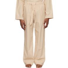 Natural Pyjamas Tekla Beige Drawstring Pyjama Pants Corinth Stripes
