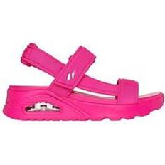 Skechers Uno Fun Stand Trekker Sandals Hot Pink, Pink, 4, Women