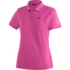 M - Polyamid Poloshirts Maier Sports Damen Ulrike T-Shirt pink