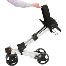 Drive X fold rollator 4 wheeled walker lightweight walking mobility aid frame