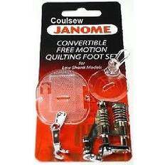 Janome 100% convertible free motion quilting patchwork foot set cat b 202002004