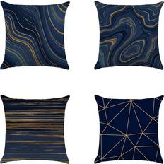 Jojomino 4PCS Marble Pattern Cushion Cover