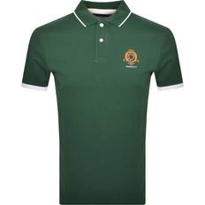 Hackett London Logo Polo T Shirt - Green