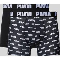 Puma Boxershorts Unterhosen Puma Boxershorts mit elastischem Label-Bund im 2er-Pack