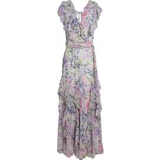 Long Dresses - Ruffles Lauren Ralph Lauren Darbilne Floral Maxi Dress, Multi