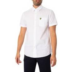 Lyle & Scott Skjortor Lyle & Scott Skjorta SS Woven Shirt Vit